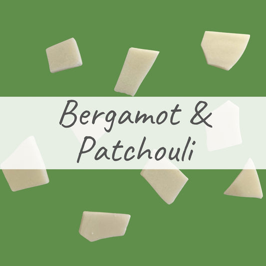 Bergamot & Patchouli - Scented Soy Melt Pieces 70g