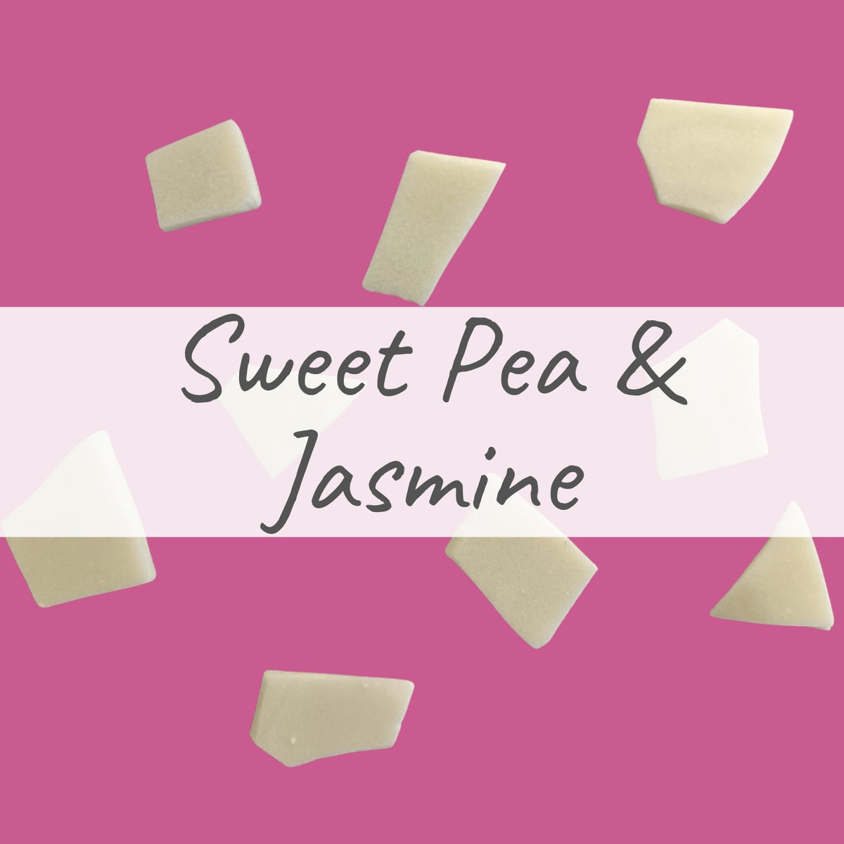 Sweet Pea & Jasmine - Scented Soy Melt Pieces 70g