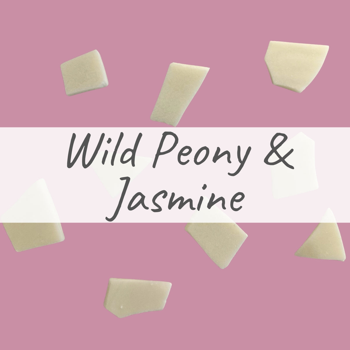 Wild Peony & Jasmine - Scented Soy Melt Pieces 70g